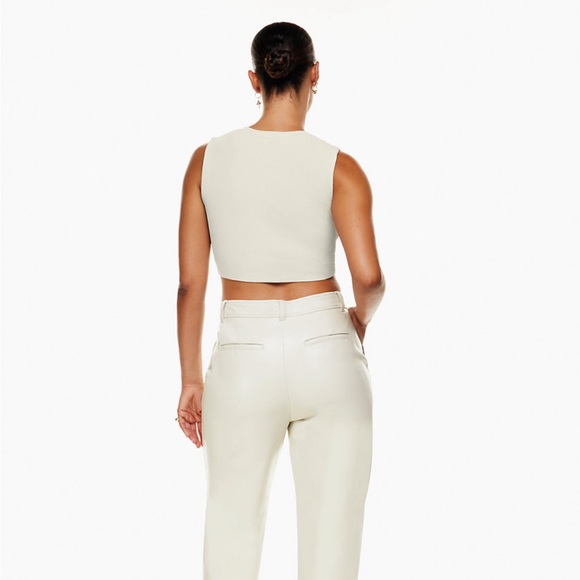 Babaton Sculpt Knit Muscle Cropped Tank - Picture 3 of 6